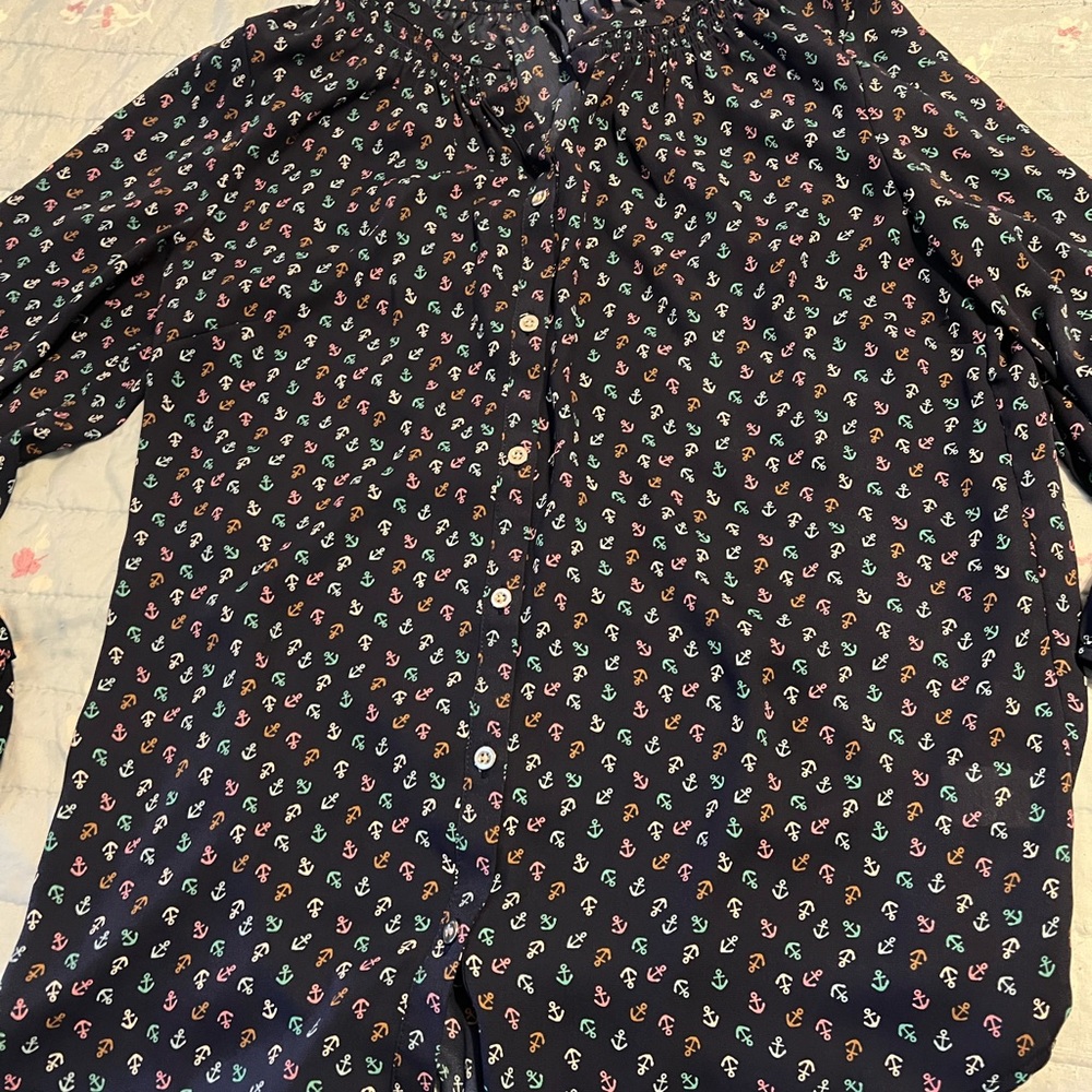 Talbots anchor blouse - Picture 6 of 6